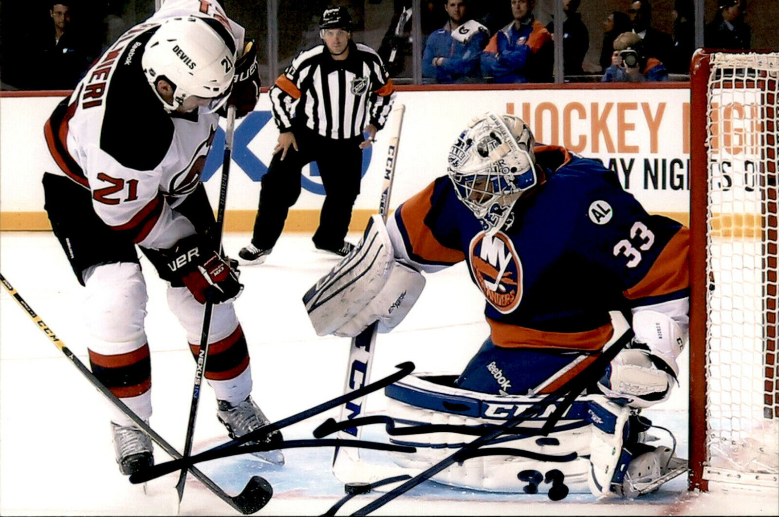 Christopher Chris Gibson SIGNED autographed 4x6 Photo Poster painting NEW YORK ISLANDERS