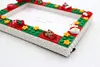 Chirstmas DIY Building Block Photo Frame Kit,Creative Handmade Assembled Photo Frame Handmade Craft Gift Home Tabletop Display Decor