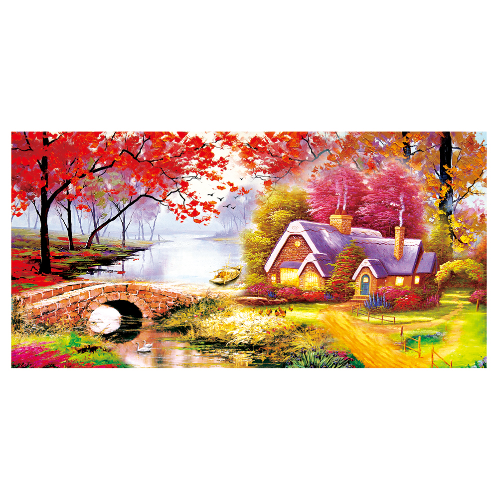 

Landscape - 11CT Stamped Cross Stitch - 152*82CM, 501 Original
