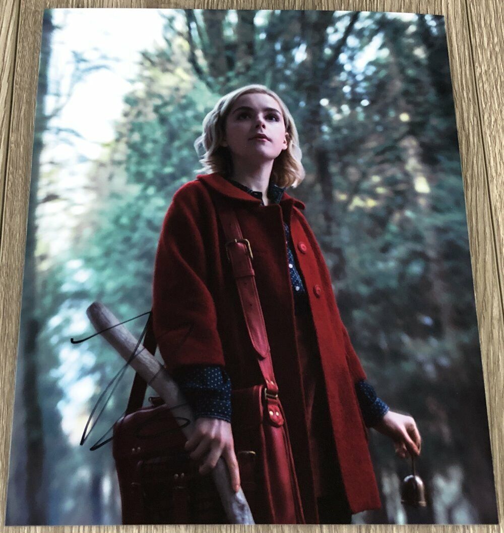 KIERNAN SHIPKA SIGNED CHILLING ADVENTURES OF SABRINA 8x10 Photo Poster painting A w/PROOF