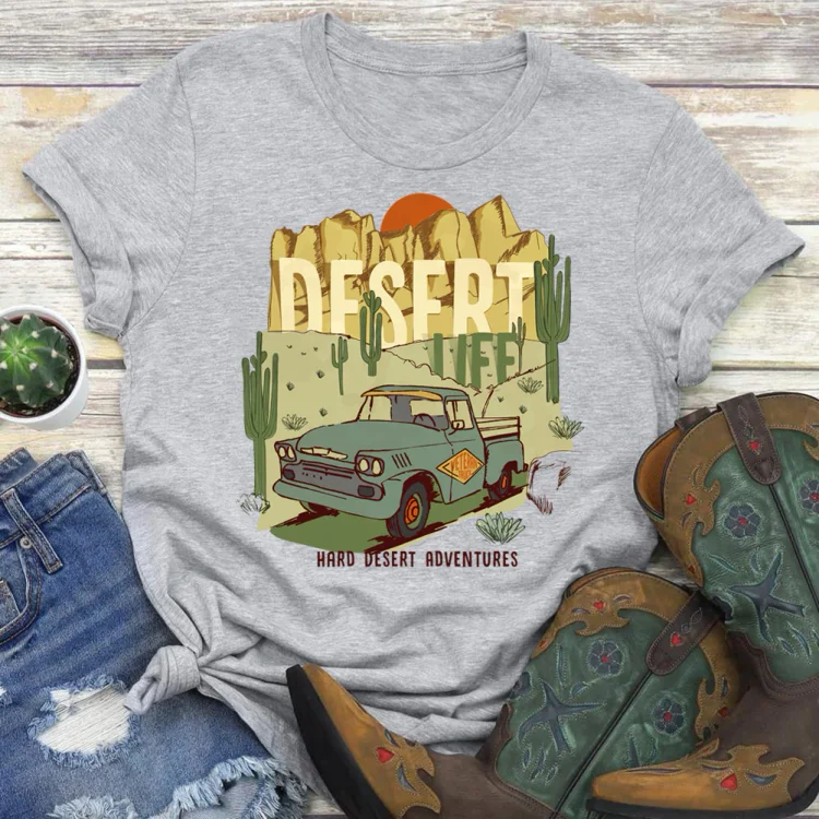 PSL-Nature Lover-Desert travel car  T-shirt Tee -02533