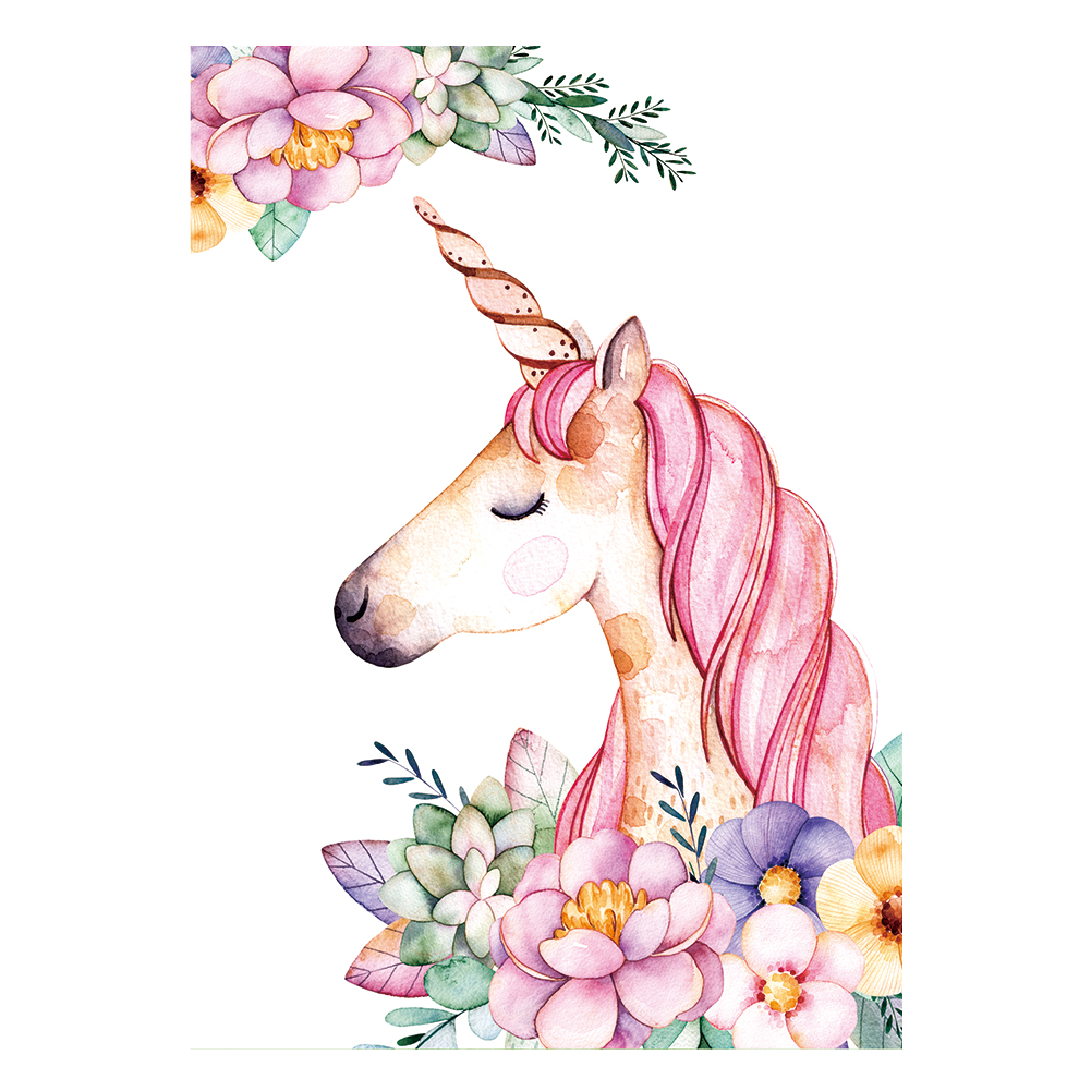 

Horn Horse - 11CT Stamped Cross Stitch - 65*50CM, 501 Original