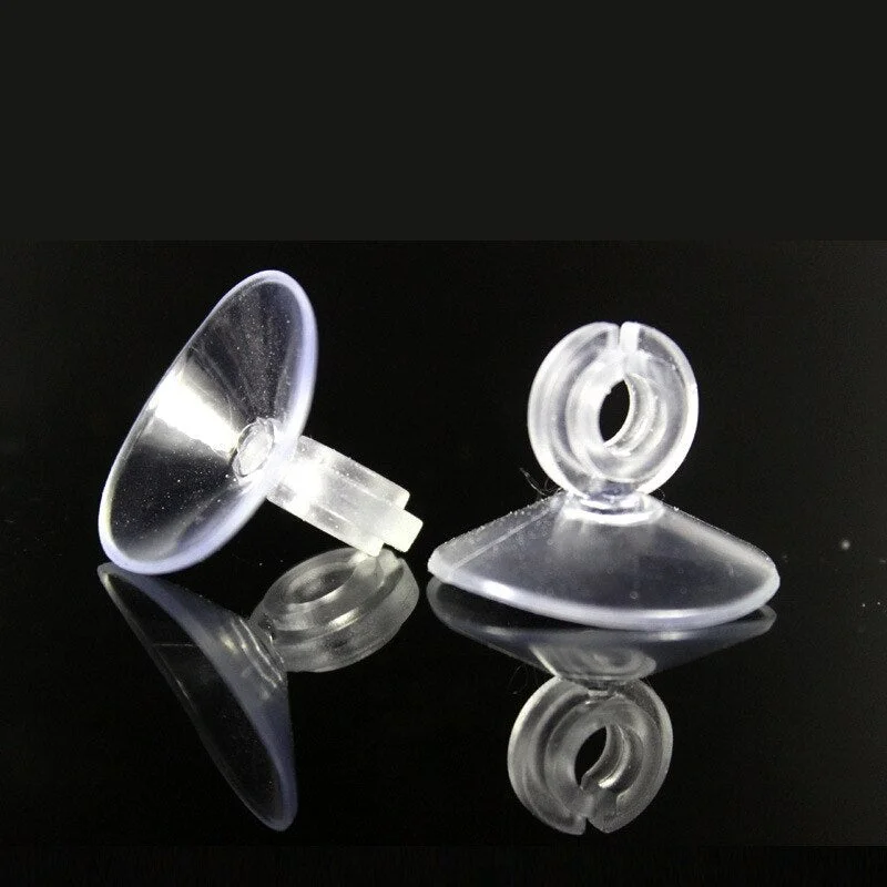 10Pcs Silicone Aquarium Sucker Suction Cup Holder Sucker for Fish Tank Pump Airline Tube 4/6mm Marine Life Aquatic Pet Supplies