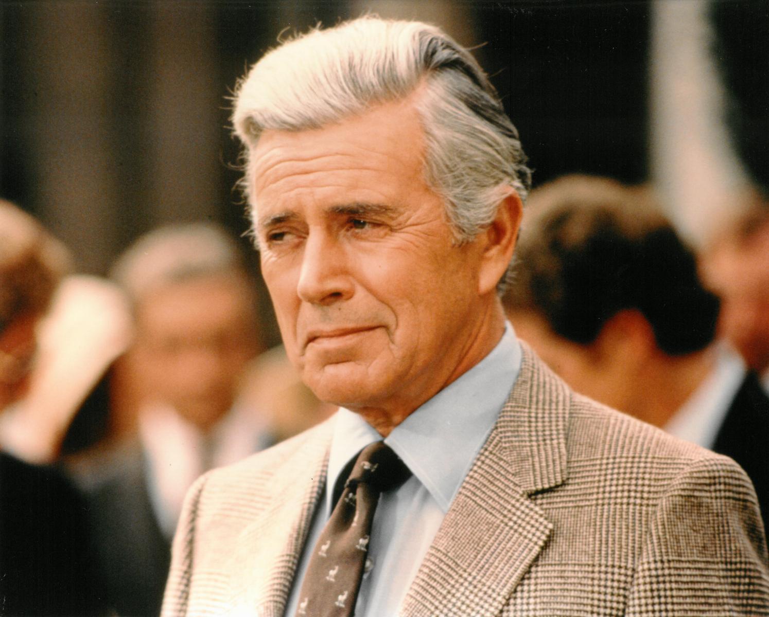John Forsythe Unsigned Glossy 8x10 Photo Poster painting US#341