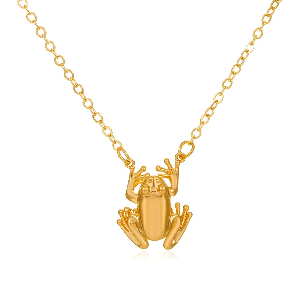 Frog Gold-Plated Necklace