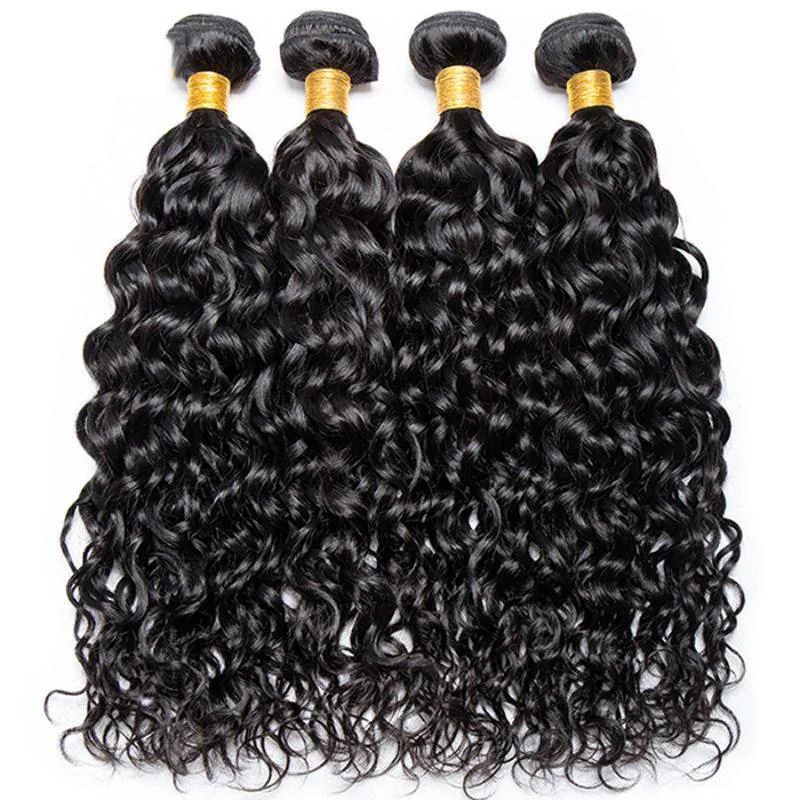 European and American Wigs Natural Curvy Chemical Fiber Hair Curtain Water Wave Huma Hair-Hoverseek