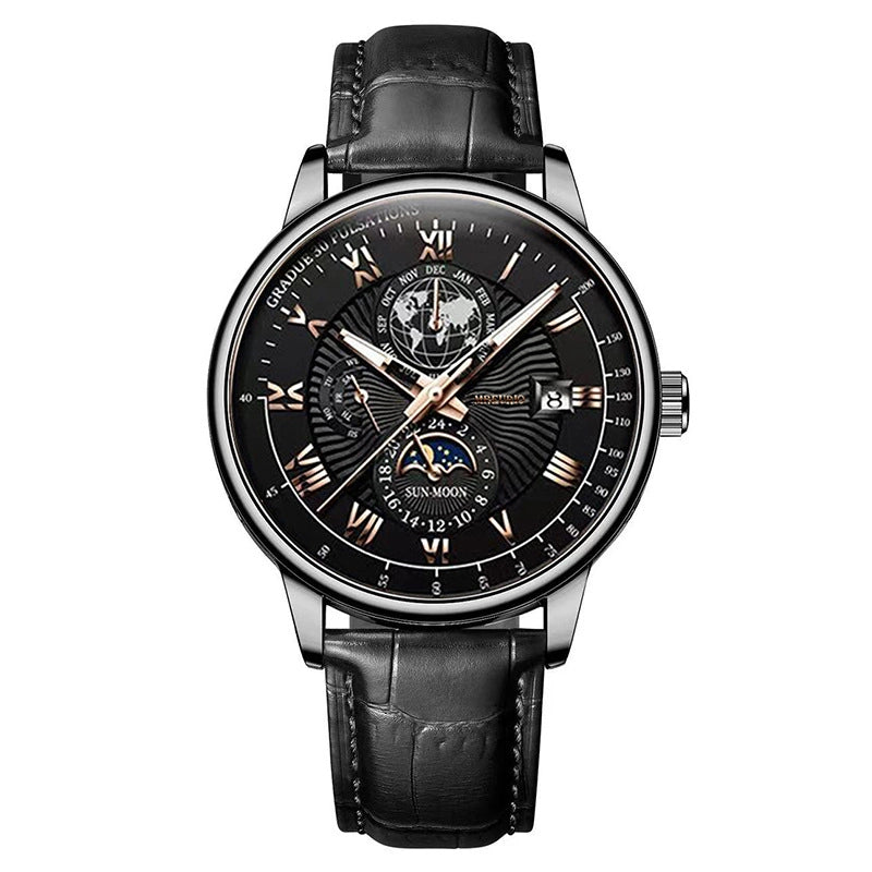 Business Earth Buckle Quartz Men’s Watches