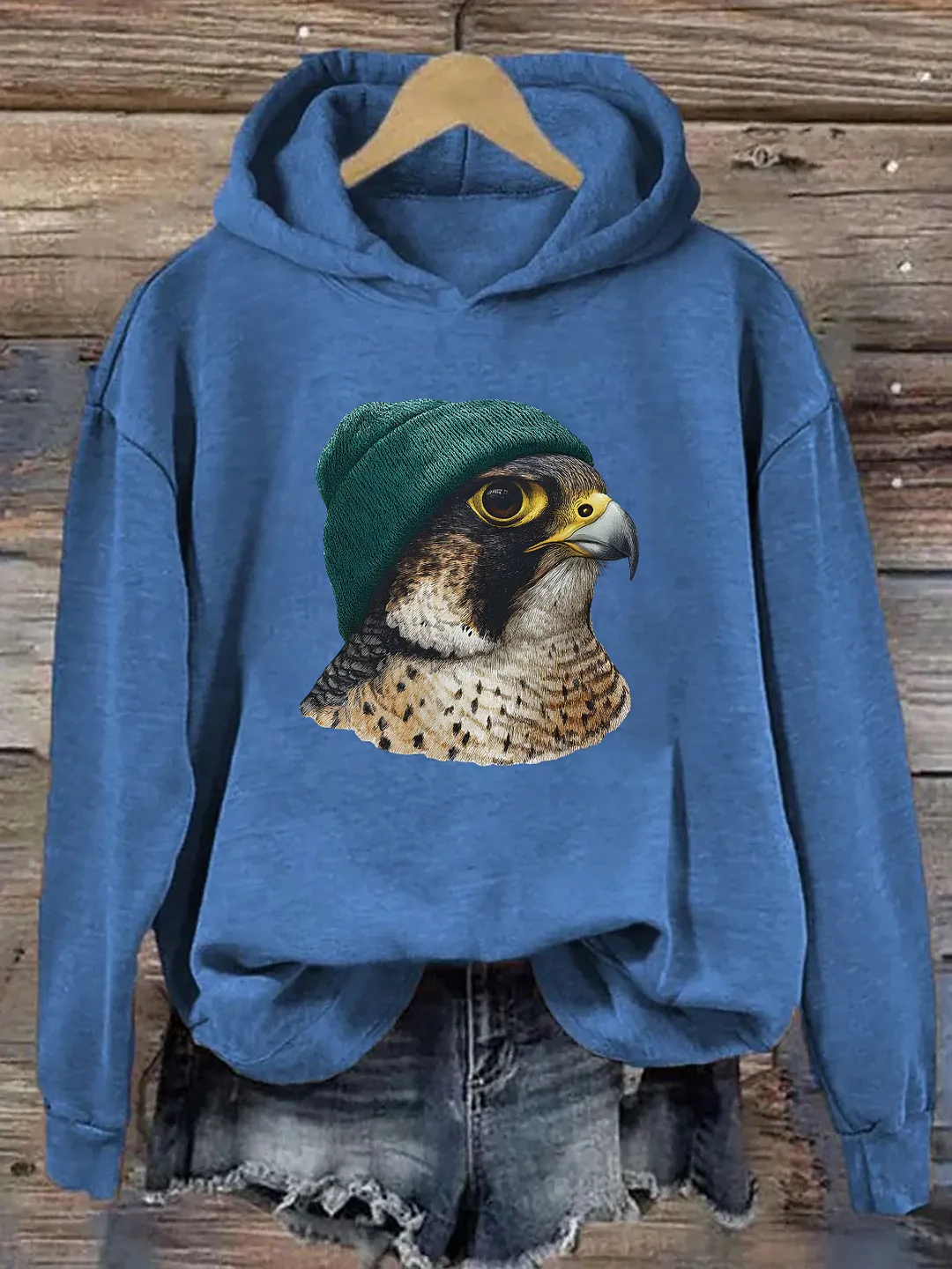 Retro Peregrine Birding Hoodie