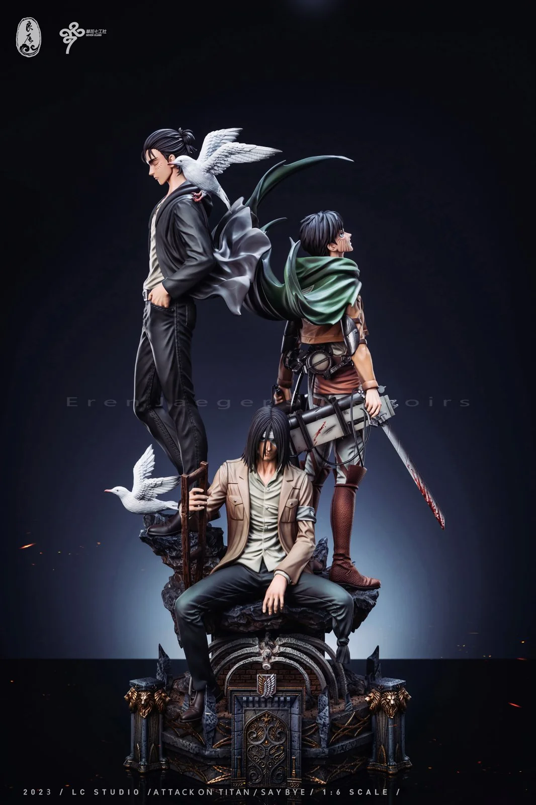 1/6 Scale Eren Yeager's Memoirs Attack On Titan Resin Statue LC-Studios