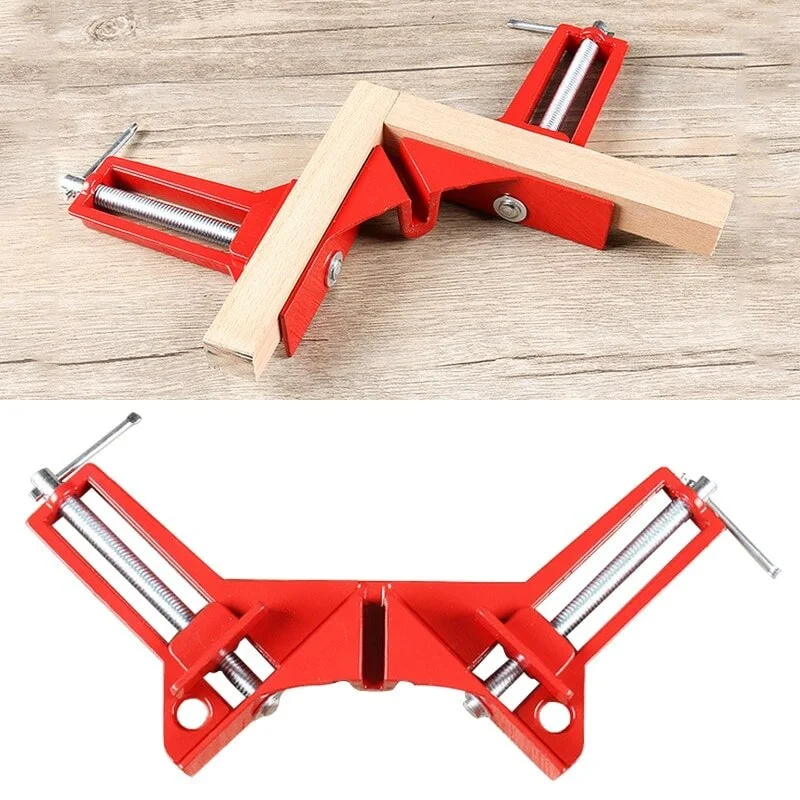 4pcs Style 90 Degrees Angle Clamp Right Angle Woodworking Frame Clamp DIY Glass