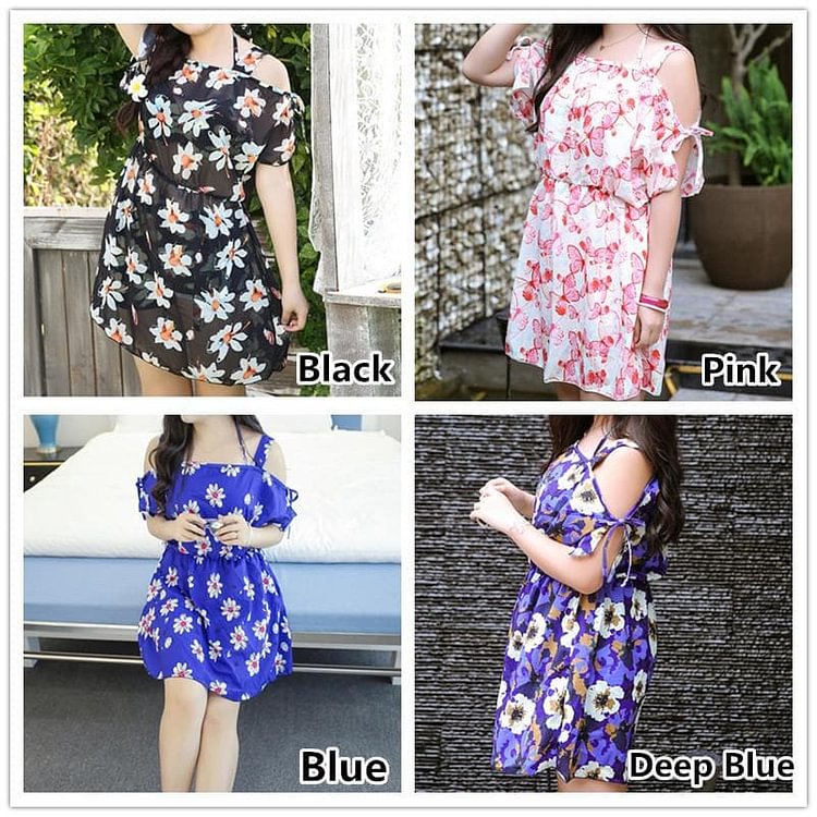 XL-4XL 4 Colors Three Pieces Bikini/Swimsuit SP167078