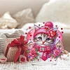 DIY Rose Cat Acrylic Special Shape Diamond Painting Desktop Ornaments