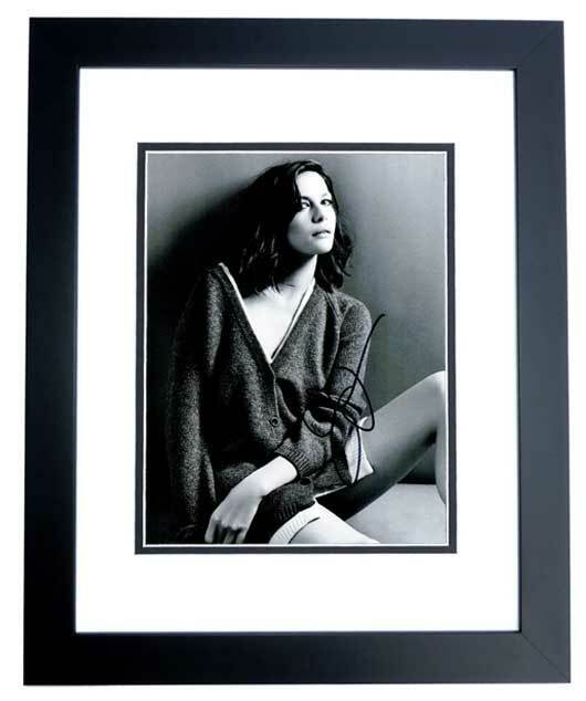 Liv Tyler Signed - Autographed B+W Actress 8x10 inch Photo Poster painting - FRAMED