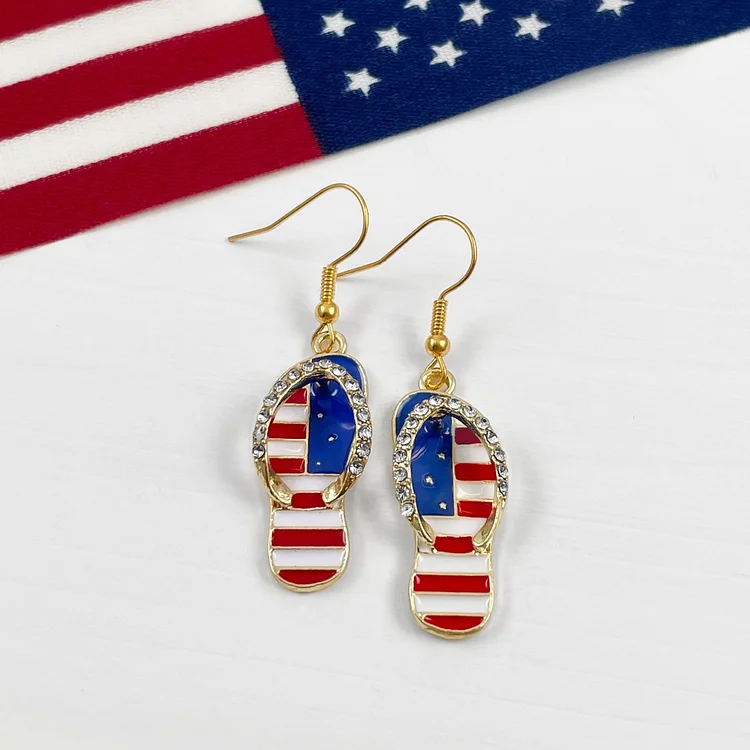 American Flip Flop Earrings