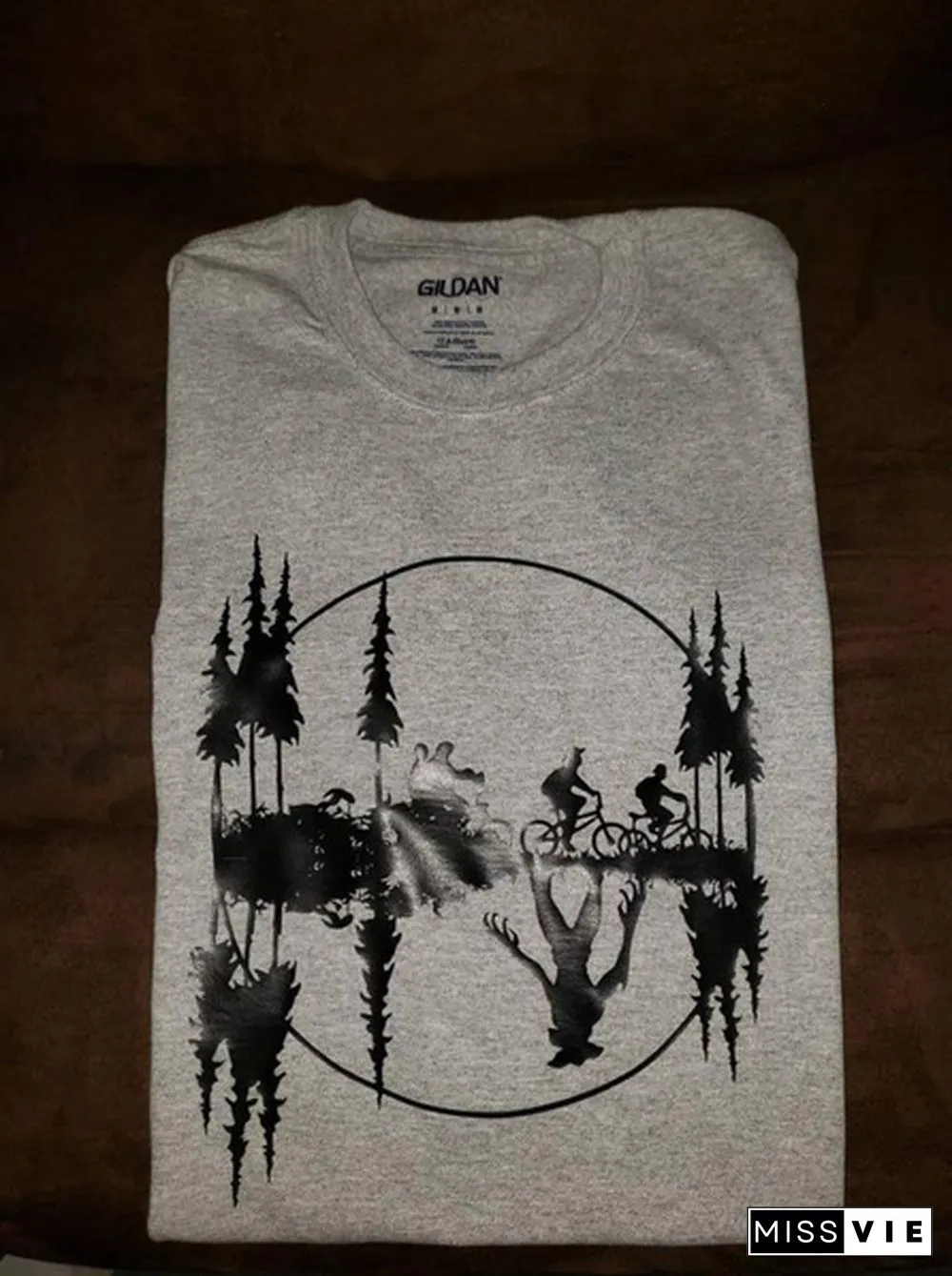 Stranger Things Shirt Upside Down World Tee Tshirt Soft Eleven Season Demagorgon Sci-Fi