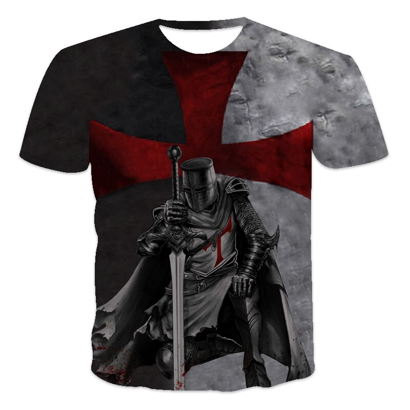

Knights - 3D Printed Men T Shirt, Xxxl, 501 Original