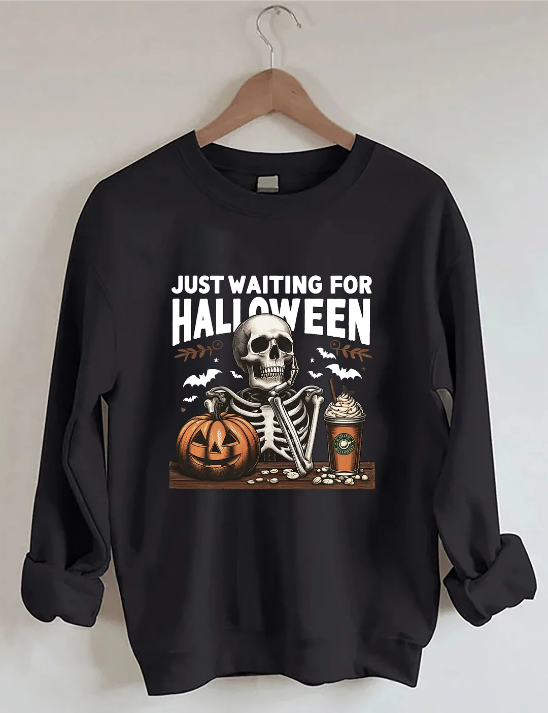 Just Waiting for Halloween Sweatshirt