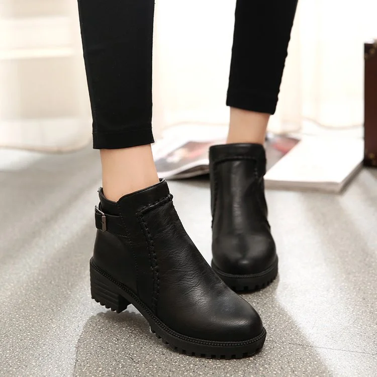 Women's Simple Casual Short Boots