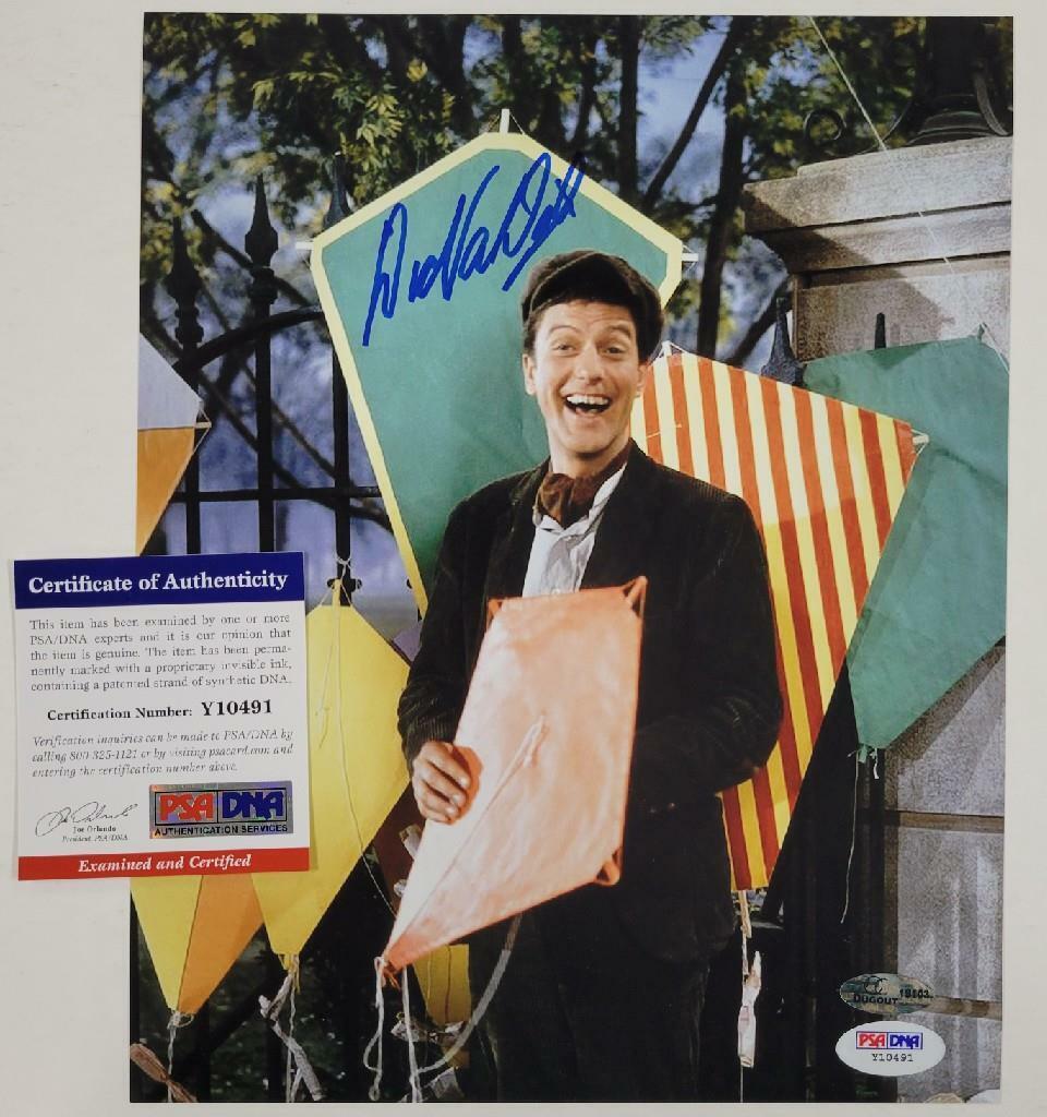 Dick Van Dyke signed Mary Poppins 8x10 Photo Poster painting #1 Autograph (A) ~ PSA COA