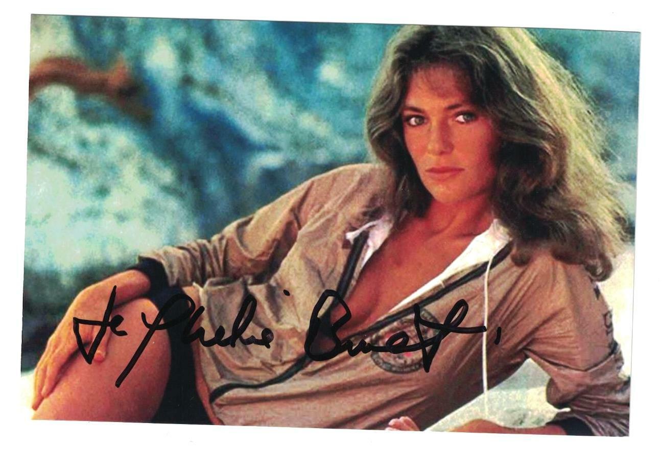 Jacqueline Bisset Signed Autographed 4x6 Photo Poster painting Actress Sexy B