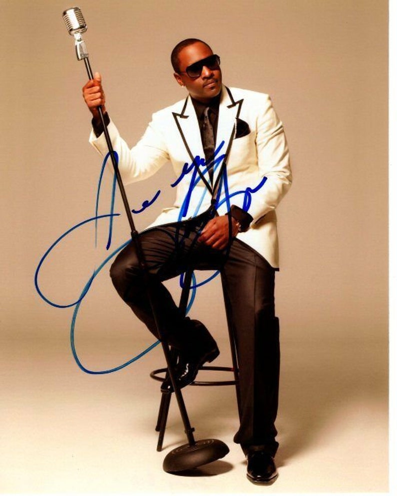 Johnny gill signed autographed Photo Poster painting