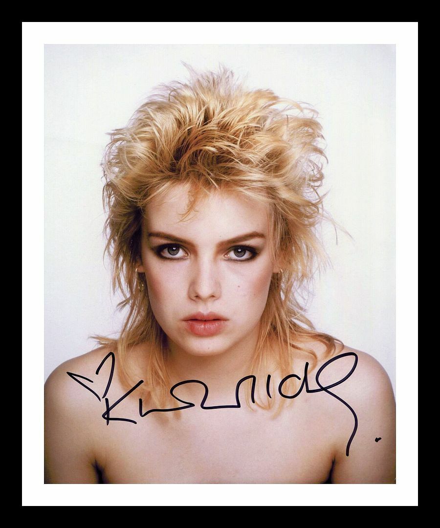 Kim Wilde Autographed Signed & Framed Photo Poster painting