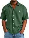 Men's Casual Loose Short-Sleeved Shirt