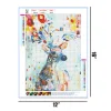 Colorful Deer  | Full Round Diamond Painting Kits