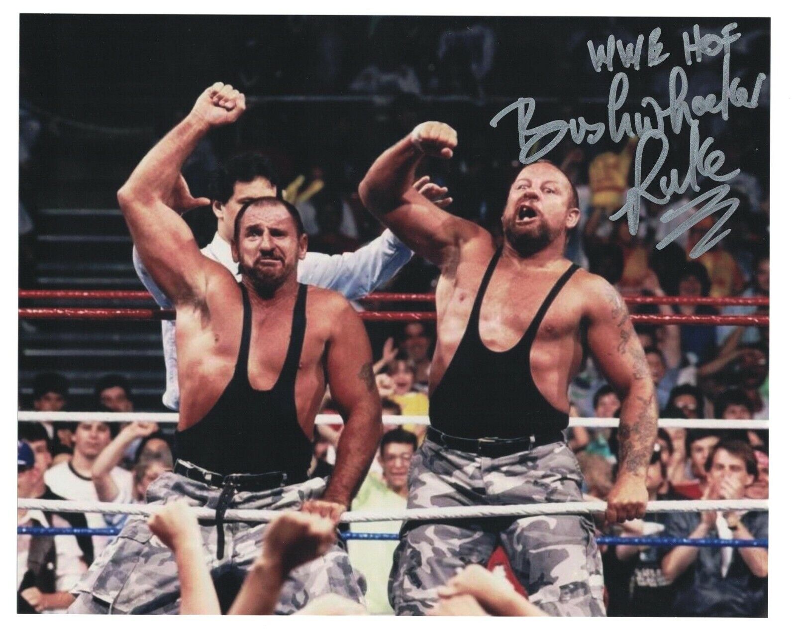 Luke Williams Bushwhackers Signed Autographed 8x10 Photo Poster painting WWF HOF