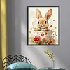 Rabbit Full Stamped Cross Stitch 11CT 3-Strand 40x50cm