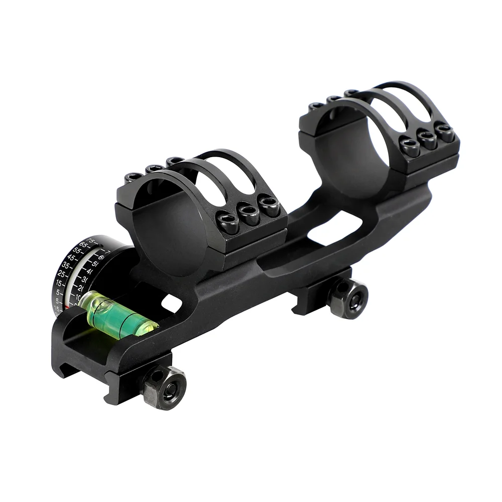 ohhunt &reg;25.4mm 30mm Hunting 21MM Picatinny Scope Rings Mount With Spacer and Level For Rifle Scope