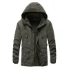 Men's Hooded Plush Thick Winter Jacket