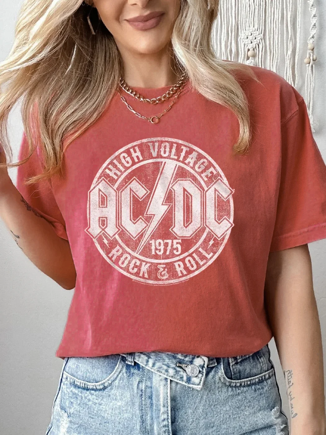 ACDC High Voltage Rock & Roll Music Rock And Roll Music Shirt / DarkAcademias /Darkacademias