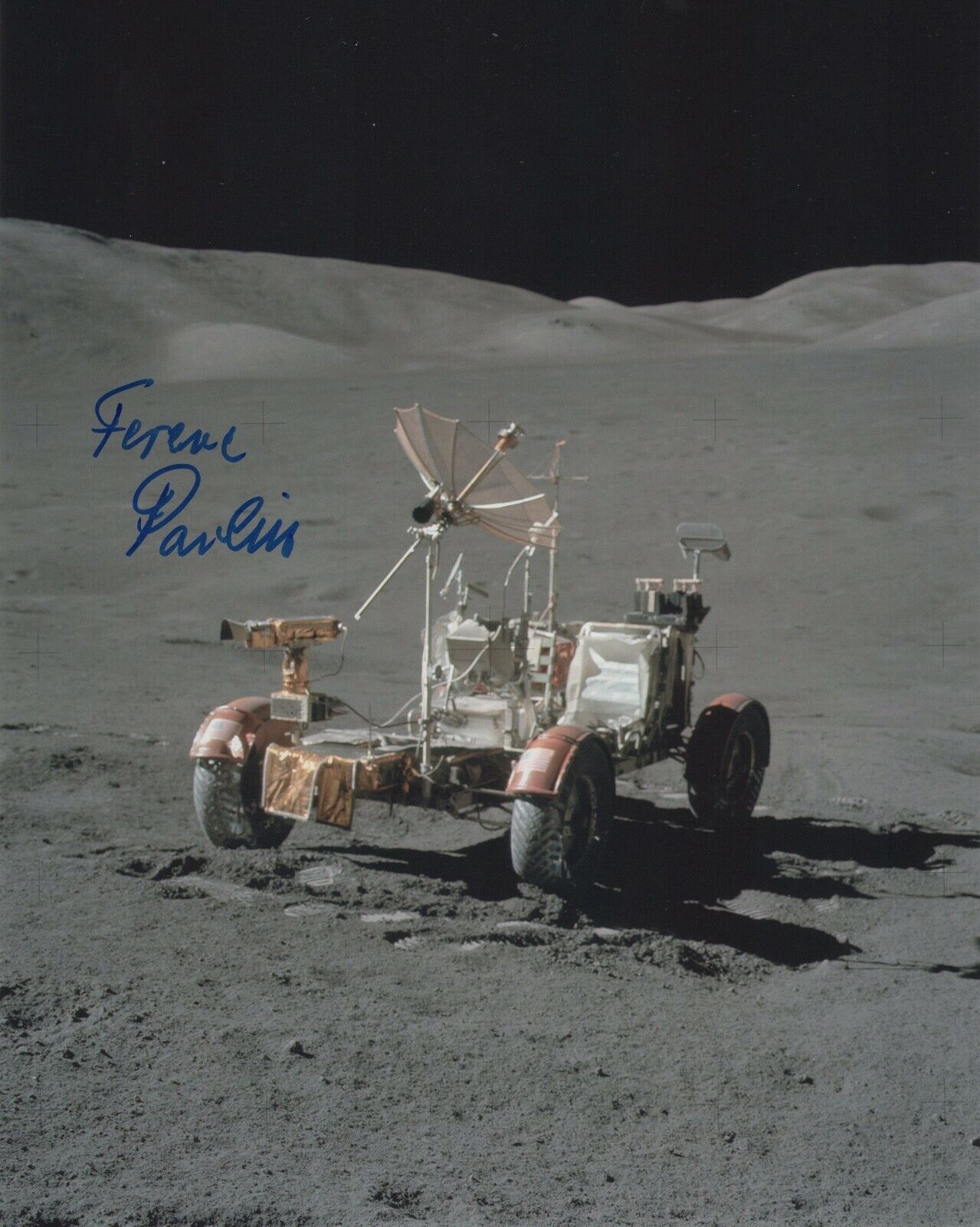 FERENC PAVLICS SIGNED AUTOGRAPH NASA SPACE APOLLO LUNAR ROVER 8X10 Photo Poster painting #4