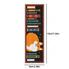 Books And Cat-11CT Stamped Cross Stitch Bookmark 18*6cm(Double Sided)