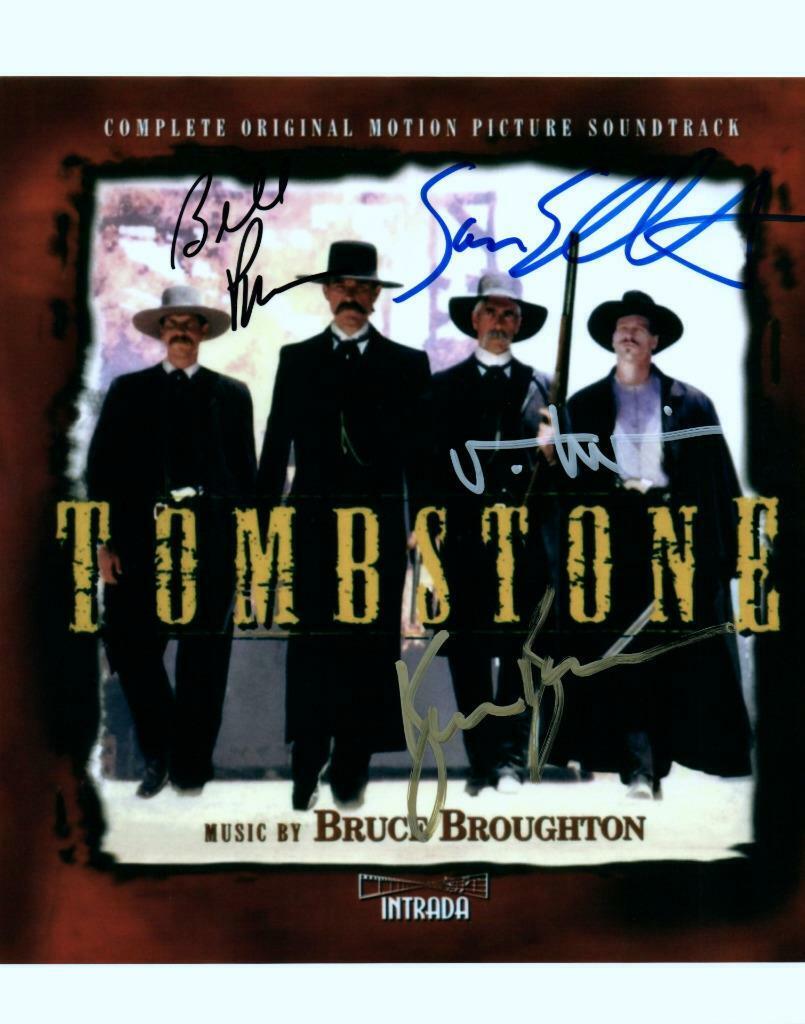 Tombstone Cast Russell +3 autographed 8x10 Picture Photo Poster painting signed Pic with COA