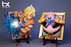 Dragon Ball Decoration Flame Series Son Goku & Fat Buu with LED - Dragon Ball - tx Studio