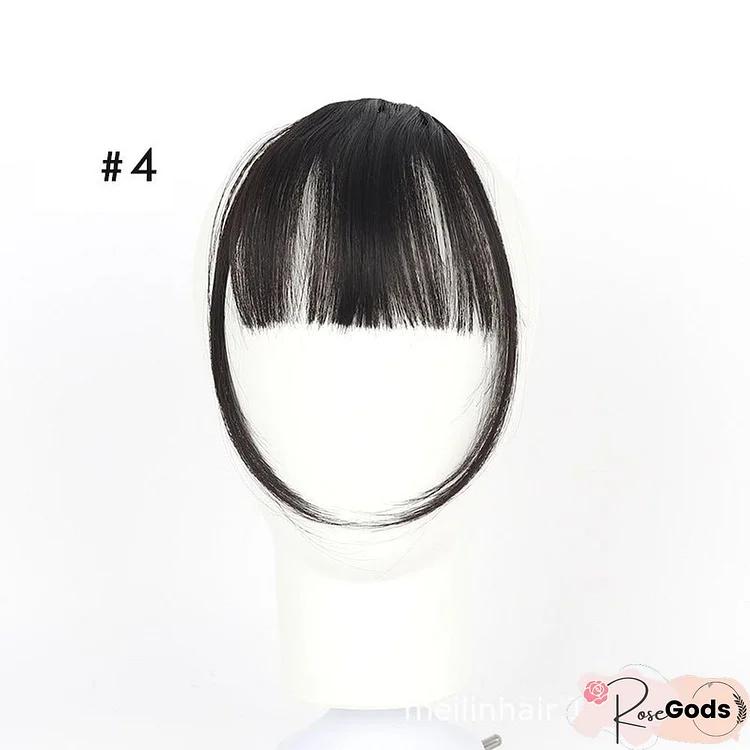 Air Bangs Wig Piece Thin Translucent