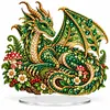 (Dragon)DIY Pearl Diamond Painting Acrylic Stand, Double-Sided Printed Tabletop Decoration, Special Shaped Diamond Art Craft Kit for Home Decor
