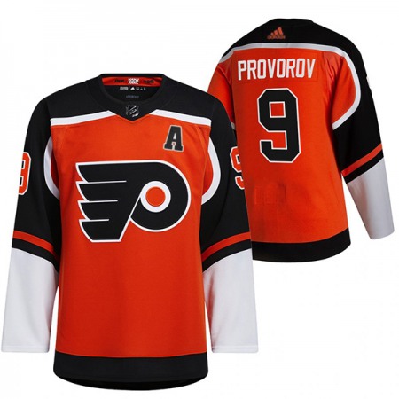 Men's Philadelphia Flyers #9 Ivan Provorov Orange Stitched NHL Jersey WAP1