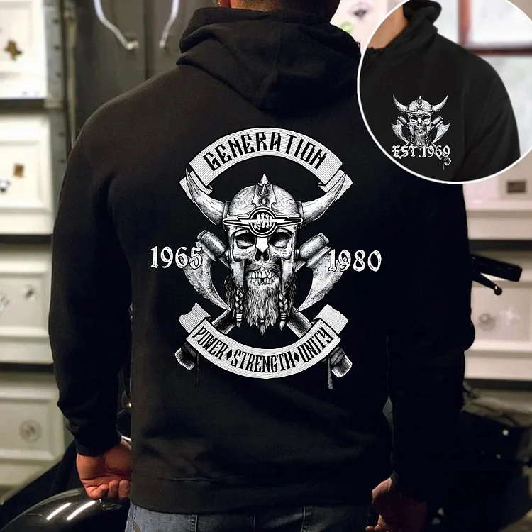Generation X Skull Double-Sided Custom Shirt, Power Strength Iinity Sweatshirt