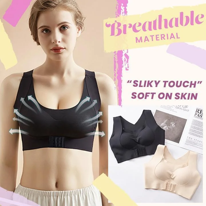 💖PAY 1 GET 3💖Seamless Front Buckle Support Bra