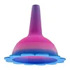 Gradient Color Diamond Painting Organizer Funnel Morning Glory Design Portable Drill Funnel for DIY Craft Easy Transfer Tools (Style A)