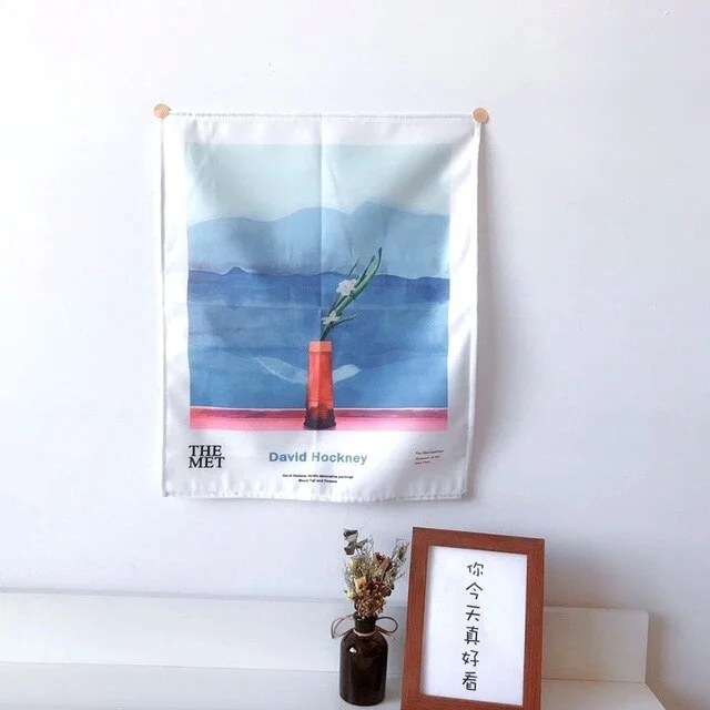 Matisse Art Tapestry Wall Decor Small Size Wall Cloth Decoration Dorm Room Decor Modern Art Ins Nordic Style 40*50CM housedecor