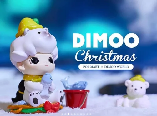 PRE-SALE POPMART DIMOO WORLD CHIRSTMAS 2020 SERIES BLIND BOX