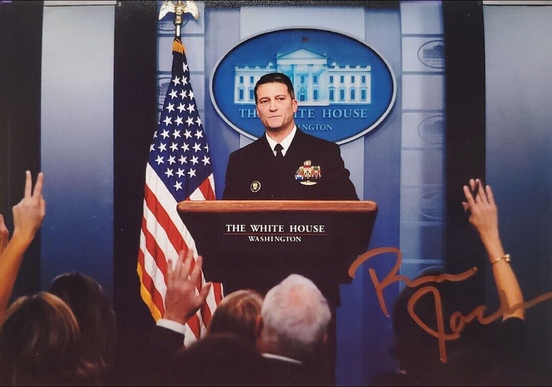 Admiral Ronny Jackson Hand Signed Autograph Photo Poster painting White House Doctor Physician