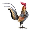 Large iron rooster - Decorative rooster - Metal garden animals - Ornament for the garden and terrace