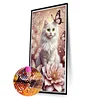 Flowers Cat - Diamond Painting - Full Round Drill (Canvas|40*70cm)