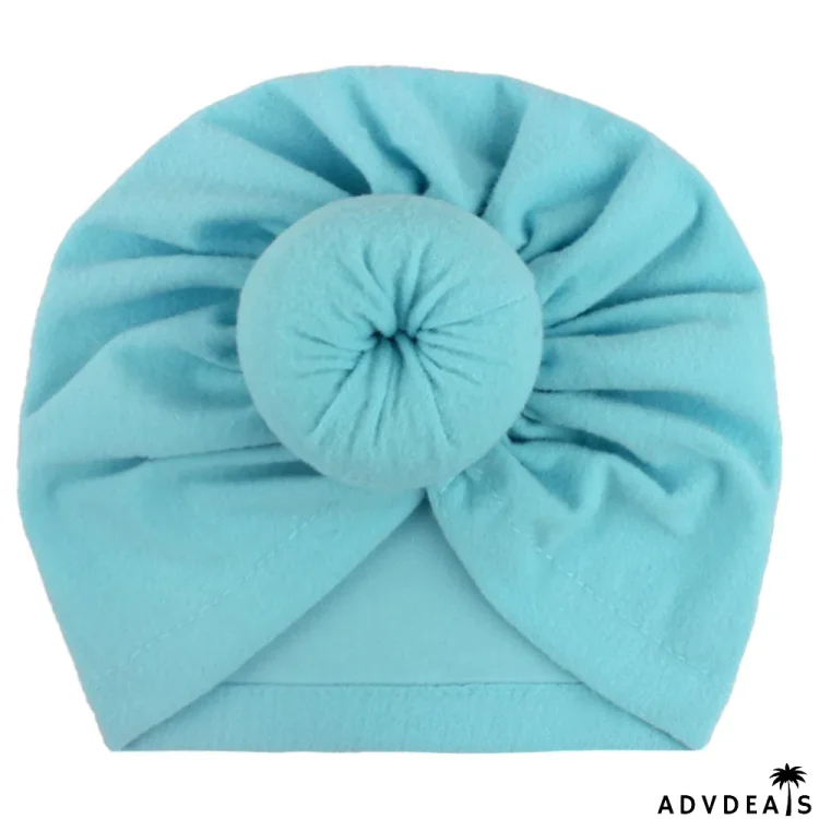 Cute India Turban Hats Baby Infant Donut Hat