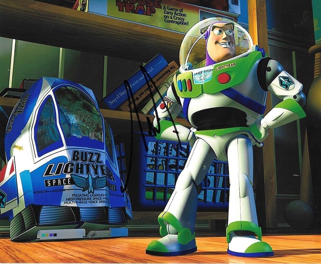 * TIM ALLEN * signed 8x10 Photo Poster painting * TOY STORY * BUZZ LIGHTYEAR * COA * 1